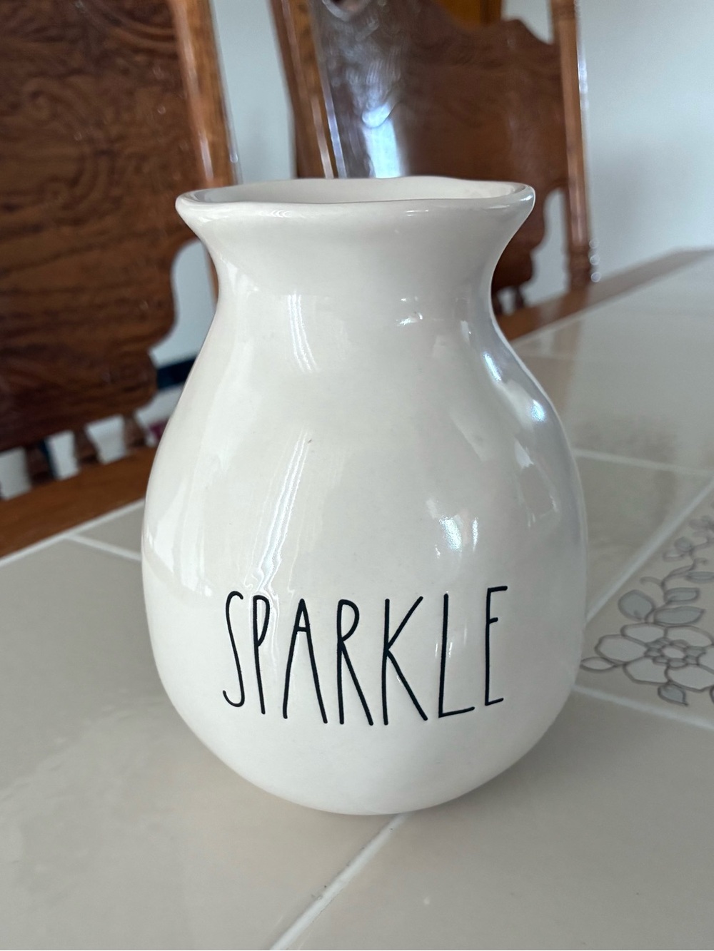 Retired Rae Dunn Artisan Collection By Magenta Sparkle Red White Blue Stars Vase